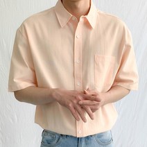 제이에이치스타일 남성용 옥스포드 반팔 셔츠 JMROK132