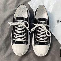 마켓에이 컬러 캔버스 크루키드 스니커즈