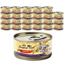 퍼시캣 3개월이상 슈퍼프리미엄 고양이 주식캔 24p, 치킨 앤 오리 포뮬라, 80g, 24개