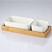 푸코 정사각 직사각 서빙플레이트 C101, 혼합색상, 1세트