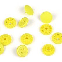 썬그립 유니크 티단추 11mm, 옐로우, 40개