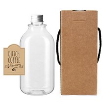 공병 ARB520 투명 520ml + 캡 실버 + 박스 + 스티커 4 세트, 1세트