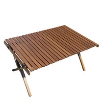 그라비티캠프 우드 캠핑 테이블 + 케이스, 브라운