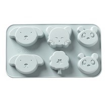 YOU&ME 아이스크림 실리콘 몰드 BG028, 블루, 1개