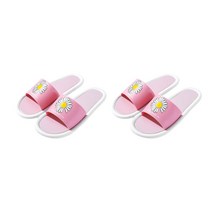 앤티스 엔조이 데이지 논슬립 거실 슬리퍼 2p, 핑크