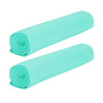 블럭마트 반려동물 심플 타월 2p, 그린