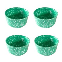 레트로 한식공기, 혼합색상, 4개