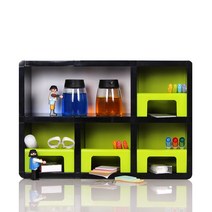 큐빅스미니 컬러 멀티펜꽂이 B, 블랙 + 그린