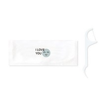 기본 디자인 성인용 치실 1 07 블루 I LOVE YOU, 150개입, 1개