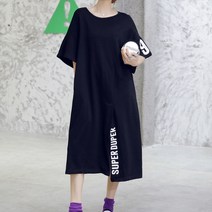 윰스 95스포티 레터 임부복 원피스