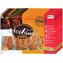 프롬네이쳐 강아지 수제 스테이크 간식 300g, 연어, 5개