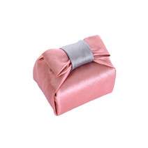솔트리 3년묵은 구운 천일염 사각 비닐팩 300g + 리본매듭 포장 보자기 산호은비, 1세트
