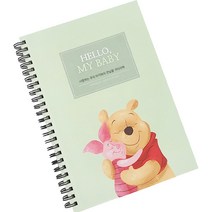 제이밀크 초음파 임신다이어리 곰돌이푸, 날마다 행복해, 1개