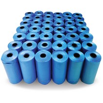 멍냥 배변봉투 리필 20p, 블루, 42개