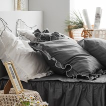 아르페지오베이직 메이딘 프릴 홑겹 베개커버