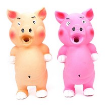 딩동펫 반려동물 앵그리 돼지형제 대형 장난감 2종세트, 혼합색상, 1세트