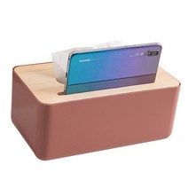JCP 베이직 인테리어 티슈커버, 레드, 1개