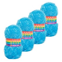 니트러브 레인보우 수세미 실, 316 스카이블루