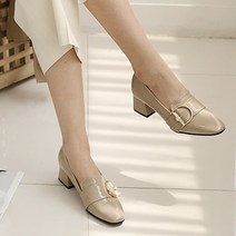 잭앤질 빅사이즈 진주버클 펌프스 5cm J-09505BIG