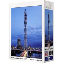 야노망 도쿄 스카이트리 초미니퍼즐 YM41-72, 500피스, 혼합색상