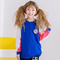 잭키드 여아용 룩 맨투맨 티셔츠