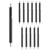 단순생활 퀵드라이 잉크젤펜 0.5mm, 블랙, 12개