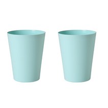 더홈스 플레인 휴지통 9L, 민트, 2개