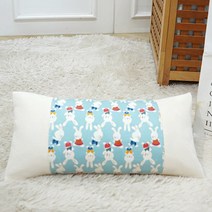 휴잠 말괄량이 낮잠 베개커버 + 메밀 세트, 블루