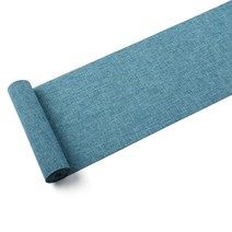 린넨 테이블 러너 Q104, 블루, 6인용(20 x 250 cm)