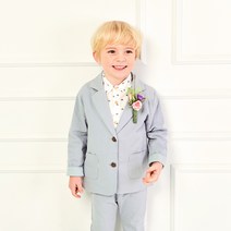 일라엘 남아용 싱글 투버튼 수트 자켓