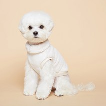 플로트 강아지 플러피 후리스 목폴라, 아이보리