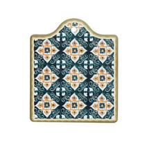 JHCompany 레트로 타일 스타일 세라믹 코스터, F타입, 1개