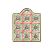 JHCompany 레트로 타일 스타일 세라믹 코스터, B타입, 1개