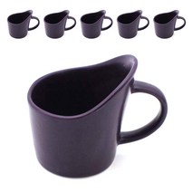 달소금 핸드메이드 도자기 무광 종이컵 홀더 6p, 딥퍼플