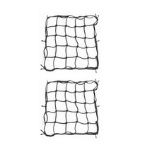 아리코 오토바이 다용도 반사광 그물망 2p, 블랙