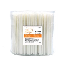 생분해 에코 PLA 빨대 화이트, 250개입, 1개