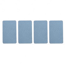 쏘컴퍼니 보수스티커 가죽 4p, 스카이블루 (CS7010)