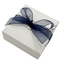 티나피크닉 레이스 선물상자 미니 10p + 리본 10p 세트, 오간디네이비, 1개