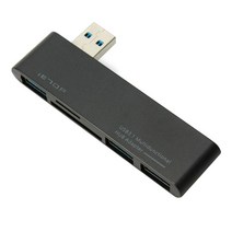 이탑 5 in 1 USB 3.1 유전원 어댑터 U3-52, 블랙