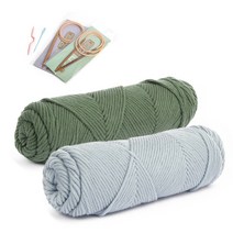 브랜드얀 코튼롤 커플 너음목도리 DIY 패키지 세트, 1세트, P(67번, 72번)