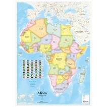 나우맵 코팅 아프리카지도, 09. 아프리카지도