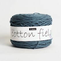 리네아 코튼필드 뜨개실 4p, 319-인디청록, 150m