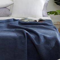 풍기인견 누빔 이불 겸 패드 고정밴드, 다크블루