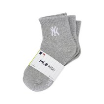 MLB 아동용 빅로고 중목 양말 3족