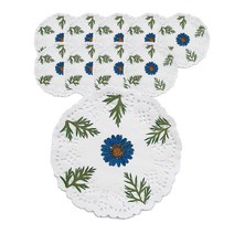 압화 체험 마가렛 종이컵 받침 만들기 패키지, 블루, 10개