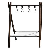 스위스마운틴 다용도 원목 인디언행어, 브라운