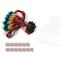 컷팅식 장비 테이프커팅식 컷팅테잎 완성품 컷팅장갑 장식리본 세트 13인용, 혼합색상, 1세트