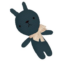 아이한코 뚱이 코튼 Big 손뜨개인형 뜨개질 DIY 패키지 + 꼬리방울 랜덤발송, 1세트, 032 코랄블루