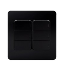 제일전기 스위치 블랙 1로 6구, 1개