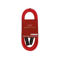EWI 캐논 암 수 XLR FEMALE - XLR MALE 최고급형 마이크 신호 케이블 7m, CAEA-R 7M, 레드